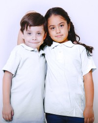 Playera polo para niños